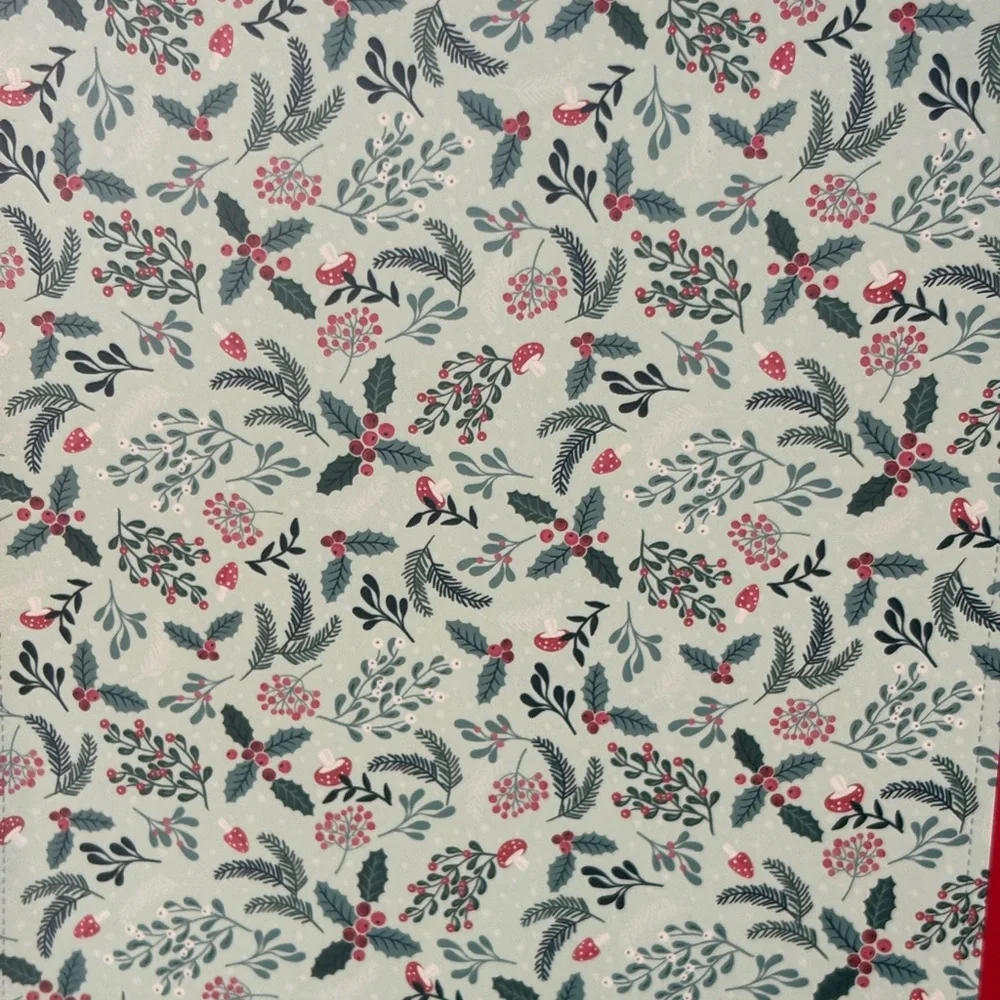 Holiday Time Festive Velvet Plush Throw - Red and Green